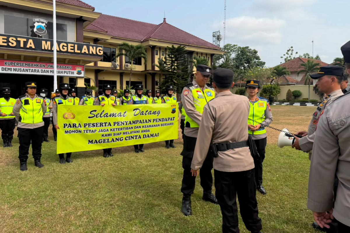 Polresta Magelang melatih Tim Negosiator menghadapi konflik melalui komunikasi negosiasi dan pendekatan persuasif
