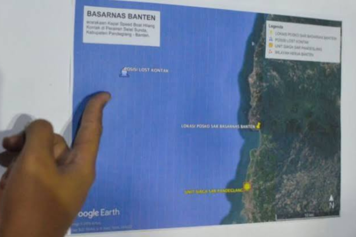 Terkendala Abu Vulkanik Tim SAR Kerahkan 2 Drone Termal Cari Jurnalis di Selat Sunda
