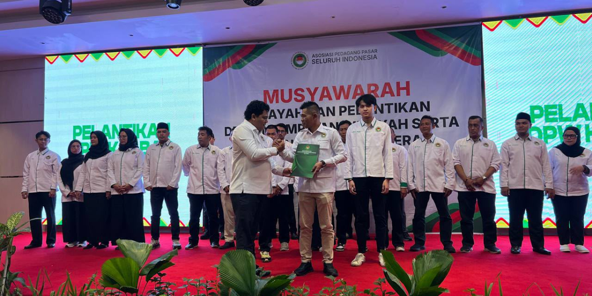 Don Muzakir Lantik Muhammad Andri Pimpin APPSI Kalimantan Barat Perjuangkan Pedagang Pasar